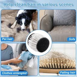 Wasballen voor wasmachine - 4 stuks - Anti haar - Drogerballen - Ook geschikt voor dierenharen - Sneller droog - Anti-kreuk - Haarvanger Wasbollen - Anti Haar Droogballen — thumbnail 3