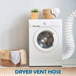 Afvoerslang Flexibel - PVC Buis Ventilatie - Afzuiging Ventileren - Met Staaldraad Versterkt - 100 mm x 3 m - Wit — thumbnail 2