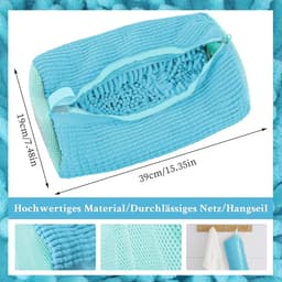 Schoenwaszak voor de wasmachine, 2 stuks, ideaal voor sneakers en sportschoenen, beschermt zowel schoenen als wasmachine tijdens het wassen — thumbnail 3