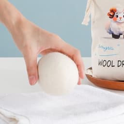 Wol Droogballen - 6 Stuks - Natuurlijk en Duurzaam — thumbnail 4