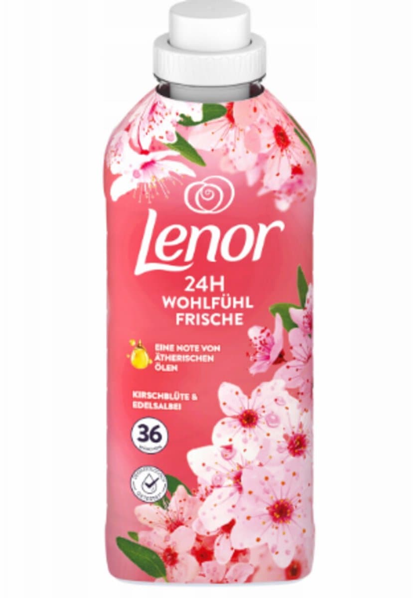 Lenor Wasverzachter Cherry Blossom & Sage 36 Wasbeurten - 12 x 756 ml - Voordeelverpakking — afbeelding 1
