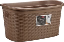Stefanplast Wasmand Elegant 35 Liter 57,5 X 37 Cm Caramel — thumbnail 1