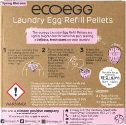 EcoEgg - Wasballen Ei Navulling - Parfumvrij - Wasparels 50 Wasbeurten - Hypoallergeen - Geschikt voor Gevoelige Huid — thumbnail 2