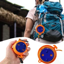 Uittrekbare antislip campingwaslijn 10 m reiskledinglijn met 10 vasthoudgespen en 20 wasknijpers, accessoires gadgets voor wasruimte balkon tuin kamperen camper — thumbnail 2