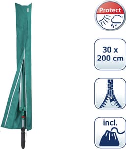 Leifheit droogmolen beschermhoes met rits - turquoise — thumbnail 3