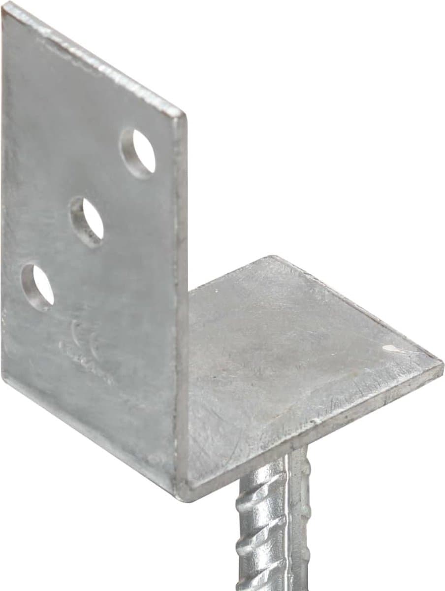 vidaXL - Hekankers - 12 - stuks - Zilver - 8x6x30 - cm - Gegalvaniseerd - staal — afbeelding 1