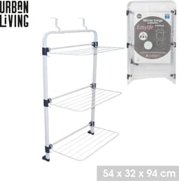 "URBAN LIVING" droogrek voor deur 3 niveaus 10 meter — thumbnail 1