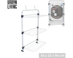 "URBAN LIVING" droogrek voor deur 3 niveaus 10 meter — afbeelding 1
