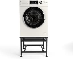 Wasophoogte® Wasmachine verhoger - Wasmachine opbouwmeubel - Wasmachine sokkel - 45 cm hoog - Zwart - Universeel — thumbnail 5