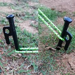 Grondankers 35 cm - 8 Stuks Metalen Haringen voor Camping en Outdoor Activiteiten — thumbnail 5