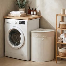 wasmand Hoekwasmand ARCO, bamboe, 60 l — thumbnail 2