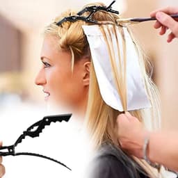 12 zwarte multifunctionele haarclips voor styling en knippen — thumbnail 2