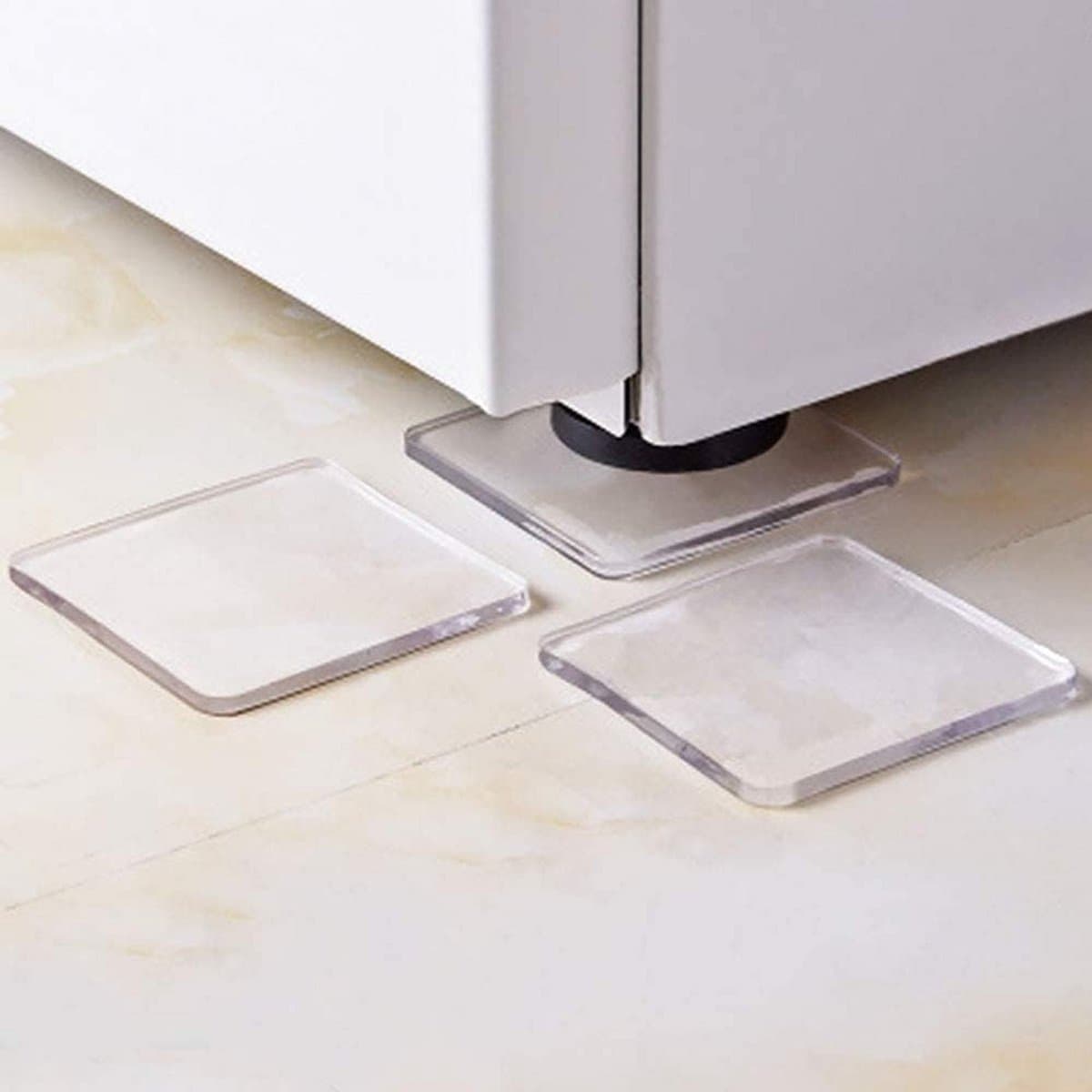 Universele Anti-Vibratie Voetjes voor Wasmachine en Droger - Geluiddempend & Antislip Rubberen Onderzetters — afbeelding 1