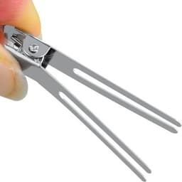 50 Stuks Metalen Krokodillenklemmen Dubbele Tanden Zilver voor Haarverlengingen en Kapsels — thumbnail 4