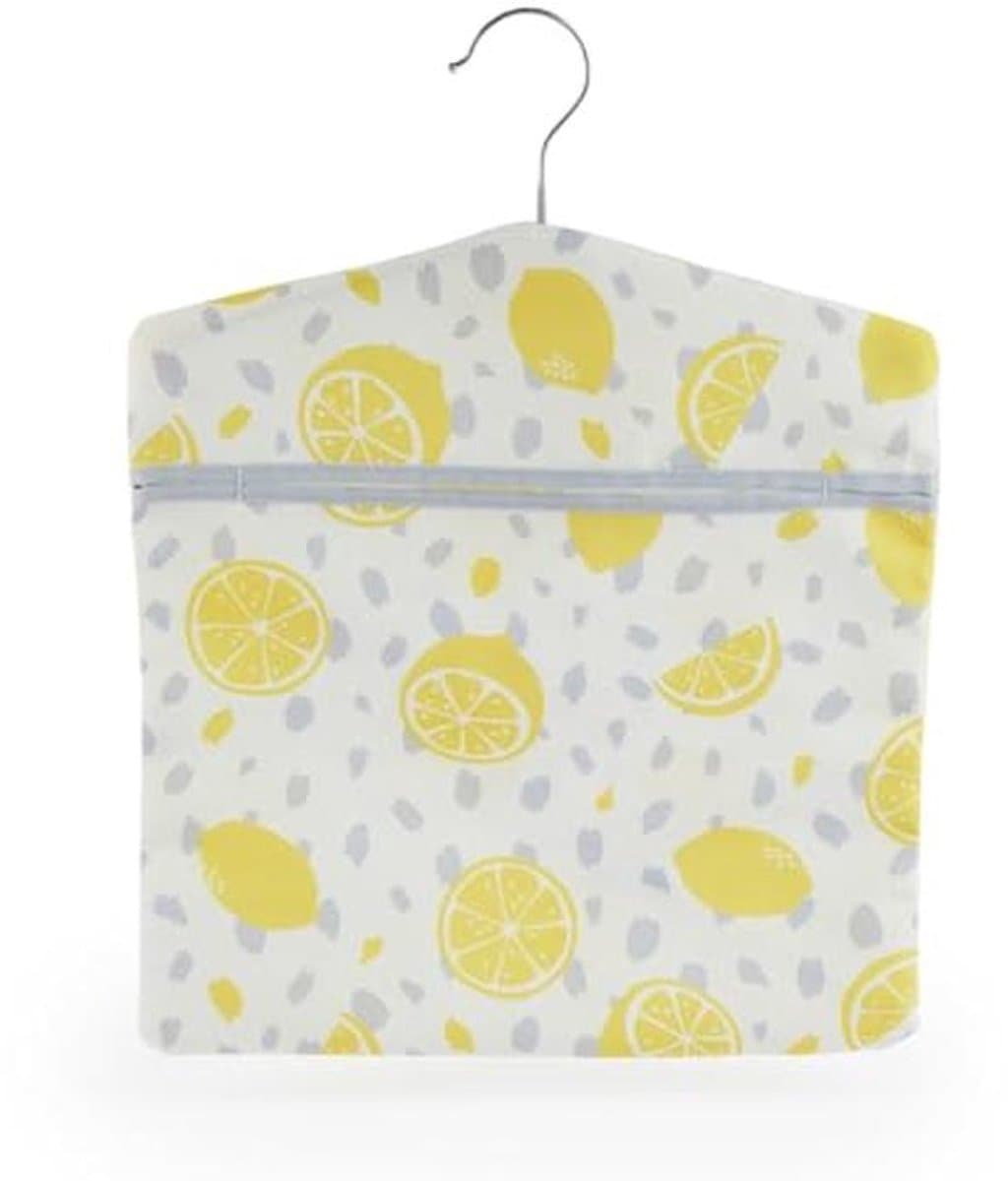 Lemon Print Peg Bag – Organiseer en Hang Makkelijk Op voor Klemmen, Geschikt voor Binnen/Buiten, Herbruikbaar, 33 x 30 cm — afbeelding 1
