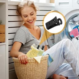 30 stuks sokkenklemmen voor wasmachine en droger sokkenclips met haak sokkenhouder wasmachine sokkenclip direct in de lade 5 kleuren — thumbnail 4