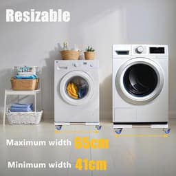 Verstelbare basis voor apparaten - 41 tot 65 cm, hoge weerstand en geluidsreductie, verplaatsbaar met 4 wielen — thumbnail 3