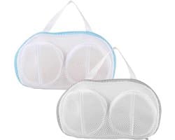 Wasnet voor wasmachine - Herbruikbare waszakken met ritssluiting - Set van 2 stuks