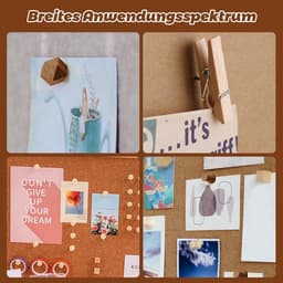 Decoratieve Houten Pushpins Clips voor Kurkborden en Knutselwerk — thumbnail 4