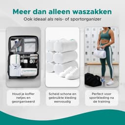 Living Direct Waszak Schoenen set 2 stuks Schoenen Waszakjes met Rits - Waszak Schoenen voor Wasmachine - Waszakken voor Schoenen - Geschikt voor alle soorten Schoenen — thumbnail 4