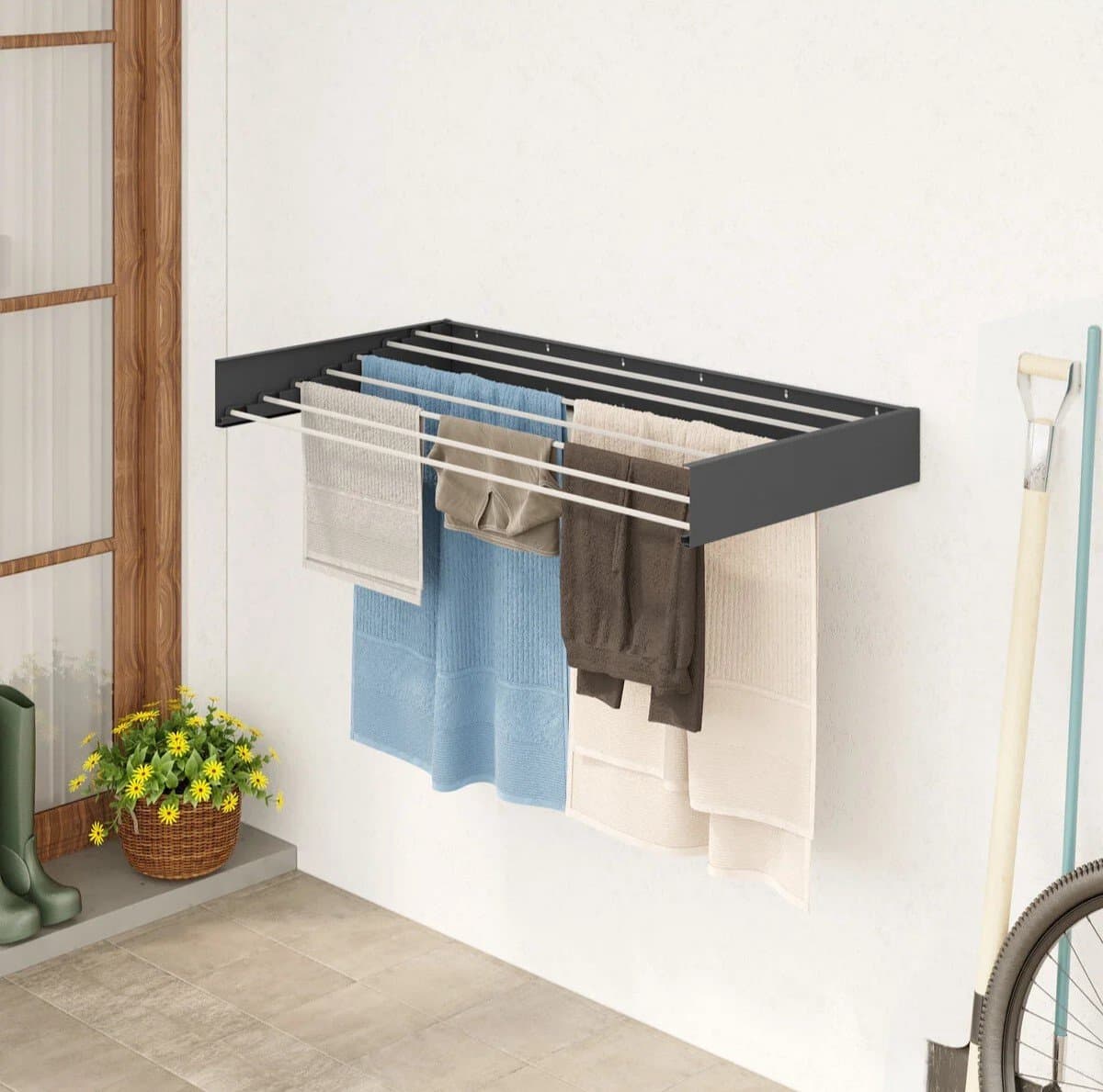LUNOR® Belize - 120 cm - Opvouwbaar - Inklapbaar - Industrieel Grijs — afbeelding 1