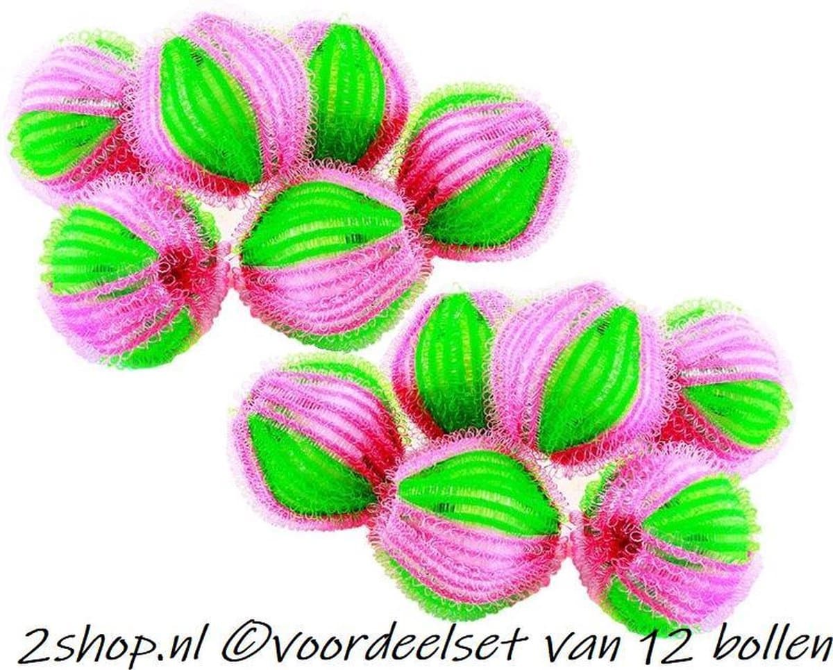 Anti-Pluis Wasbal Set - Wasballen Wasbol -Nylon Wasmachine Ballen- Pluisballen 12 Stuks universeel — afbeelding 1