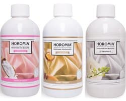 Wasparfum Horomia | set 3 x 500 ml Soffice talco, Gold argan, White