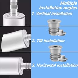 Gootsteen Stop - Afvoerstop - 2 stuks - Afvoerplug - Waste afvoerplug - afvoerpijp afdichting - Vloerafvoer - Anti-geur wasmachine stop - Geschikt voor alle openingen 35-40 mm — thumbnail 2