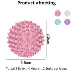 Drogerballen - Wasballen - 8 Stuks - Duurzaam - Reinigingseffect — thumbnail 2
