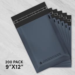 Postzakken met drukknoop, polyethyleen postzakken voor kleding en pakketten, meerdere maten en hoeveelheden — thumbnail 3
