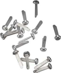Monsterzakklemmen - Sluitclips - Zakken Sluiten - Ronde Kop - 500 stuks - Zilver — thumbnail 1