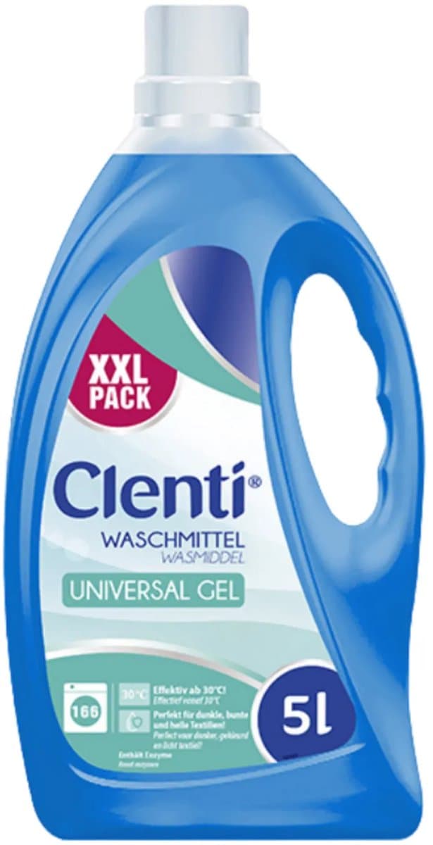 Clenti Universal Gel Wasmiddel – 2 x 5 liter — afbeelding 1