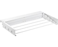SCH® Wanddroogrek Inklapbaar - Wanddroogrek - Wit - 39cm x 80cm x 10cm