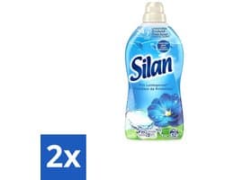 2 x Silan – Wasverzachter – Classic Blue Fris Lentegevoel – 1144 ml - Wasverzachter - Wasgoed Verzachter - Fris Lentegevoel - Wasgoed Geur - Wasgoed Comfort