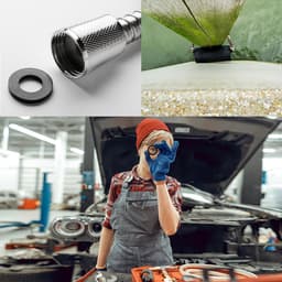 Rubberen spacers - Anti-vibratie bussen - Trillingen dempen - Olie en corrosiebestendig - 40x16x10 mm - Zwart — thumbnail 3