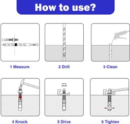 M10 Ankerbouten 90mm - 10 Stuks Zware Lasten Beton & Metselwerk — thumbnail 2
