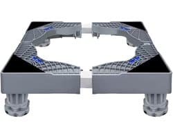 Wasmachine Verhoger - Wasmachine Opbouwmeubel - Wasmachine Sokkel - Anti Slip & Verstelbaar - Ook voor Droger, Koelkast en Vriezer - 150 Kg Draagkracht - Verstelbare Breedte Hoogte (40-60 cm, 10-12 cm) - van Imperatoris