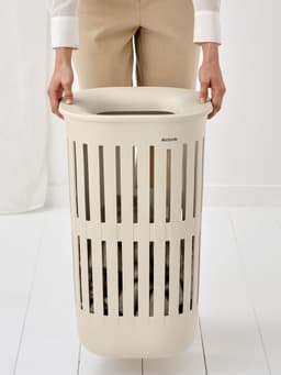 Brabantia Collect-It Wasmand - set van 2 - met Deksel - 55 l - Soft Beige — thumbnail 3