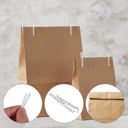 Bevestigingsclip - 300 Stuks - Shirtclip - Kunststof - Verpakkingsclip - Plastic krokodillenklemmen - Confectieklem overhemd - Voor het bevestigen van shirts - Voor stropdassen/ sokken - Geschikt voor kleding en verpakkingen - 38 mm - Transparant — thumbnail 3