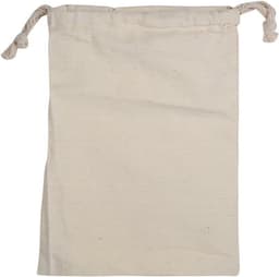 Katoenen tas met trekkoord - opslag, waszak, reistas - ademend, stofdicht - voor thuis, outdoor camping - 15 x 20 cm — thumbnail 1