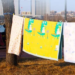 Waslijn Touw - Sterk Buiten Touw - Droog Kleding - Met Dubbele Haken - 10 Meter — thumbnail 2
