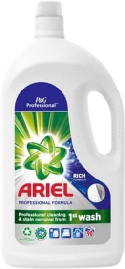 1 x Ariel – Vloeibaar Wasmiddel – Professional Regular - 90 wasbeurten - 4,05 L- Vloeibaar Wasmiddel - Witte Was - Stralend Wit - Vlekken Verwijderen - Frisse Geur — thumbnail 2