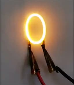 -O- COB LED 3V Filament Letter Geel 3 x 3 cm FPC 2200K 1W Warm-wit — thumbnail 1