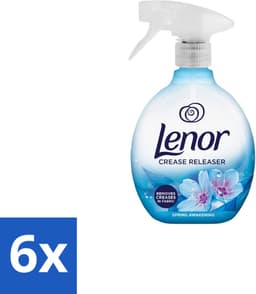Lenor – Crease Releaser Spray – Spring Awakening – Kreukverwijderaar & Textielverfrisser – 500 ml - Voordeelverpakking - 6 stuks — thumbnail 1