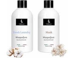 Wasparfum Duo - Geurboost Kleding - Frisse Was - Geconcentreerde Formule - 2x 250 ml