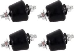 Schokdempers Airco - Rubberen Dempers - Trillingen Dempen - Uv-bestendig Rubber - 4 Stuks - Zwart — thumbnail 1
