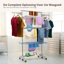 CLVP® Droogtoren Wasrek – Ruimtebesparend Droogrek – Opvouwbaar Wasrek – Ultimate — thumbnail 3