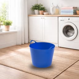 Whitefurze Flexibele emmer - 26 liter - Kunststof - Blauw - 38 x 41 x 35 cm — thumbnail 2