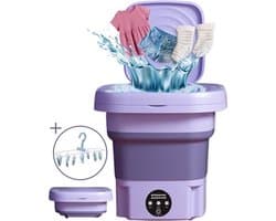Mini Wasmachine - Compact - Energiezuinig - Opvouwbaar - 9L - Ideaal voor Studenten & camping