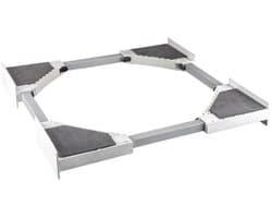 SQOON® Universeel tussenstuk wasmachine/wasdroger - Stapelkit met spanband - Geschikt voor o.a. Bosch, Siemens, AEG, Samsung, LG, Whirlpool - Veilige & ruimtebesparende stapeloplossing — afbeelding 1